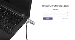 Desktop Screenshot of defcon.targus.com